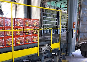 紙箱推進式自動裝車機，全自動裝車機工作過程