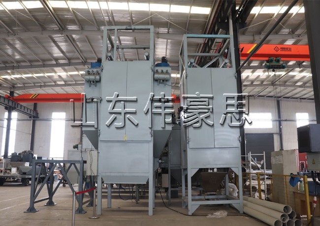 石墨粉自動(dòng)噸袋拆包機(jī)，無塵噸包卸料站圖片