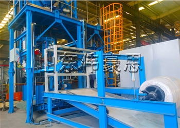 除塵灰智能噸袋包裝機(jī)，全自動(dòng)噸包秤車間現(xiàn)場(chǎng)