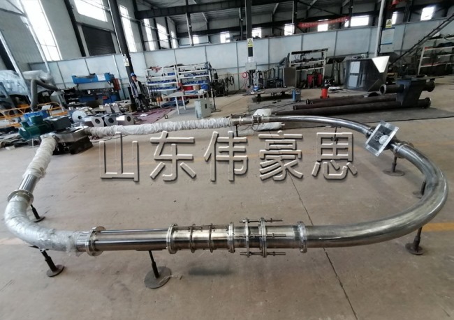 環(huán)形管鏈粉體輸送機，塑料顆粒管鏈輸送系統(tǒng)