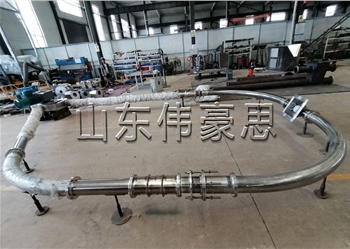 環(huán)形管鏈粉體輸送機(jī)，塑料顆粒管鏈輸送系統(tǒng)