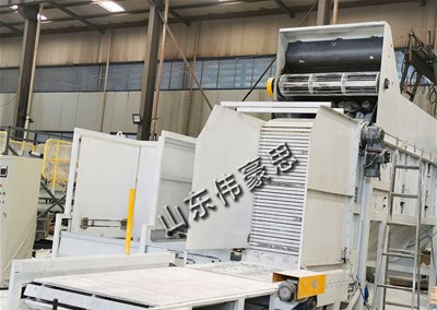 鈣粉垛料拆垛拆包機是怎樣完成拆垛拆包任務的？