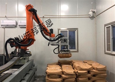 為什么飼料企業(yè)都使用飼料碼垛機(jī)器人來代替人工？