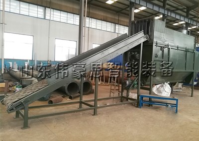 水泥拆包機是怎樣做到無塵減少污染的？